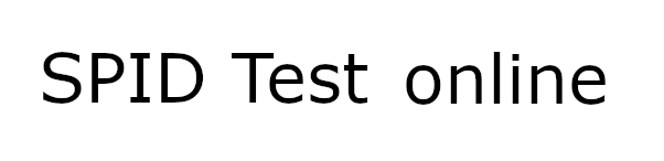 SPID TEST online