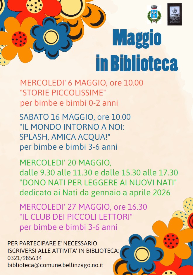 Locandina Maggio in Biblioteca