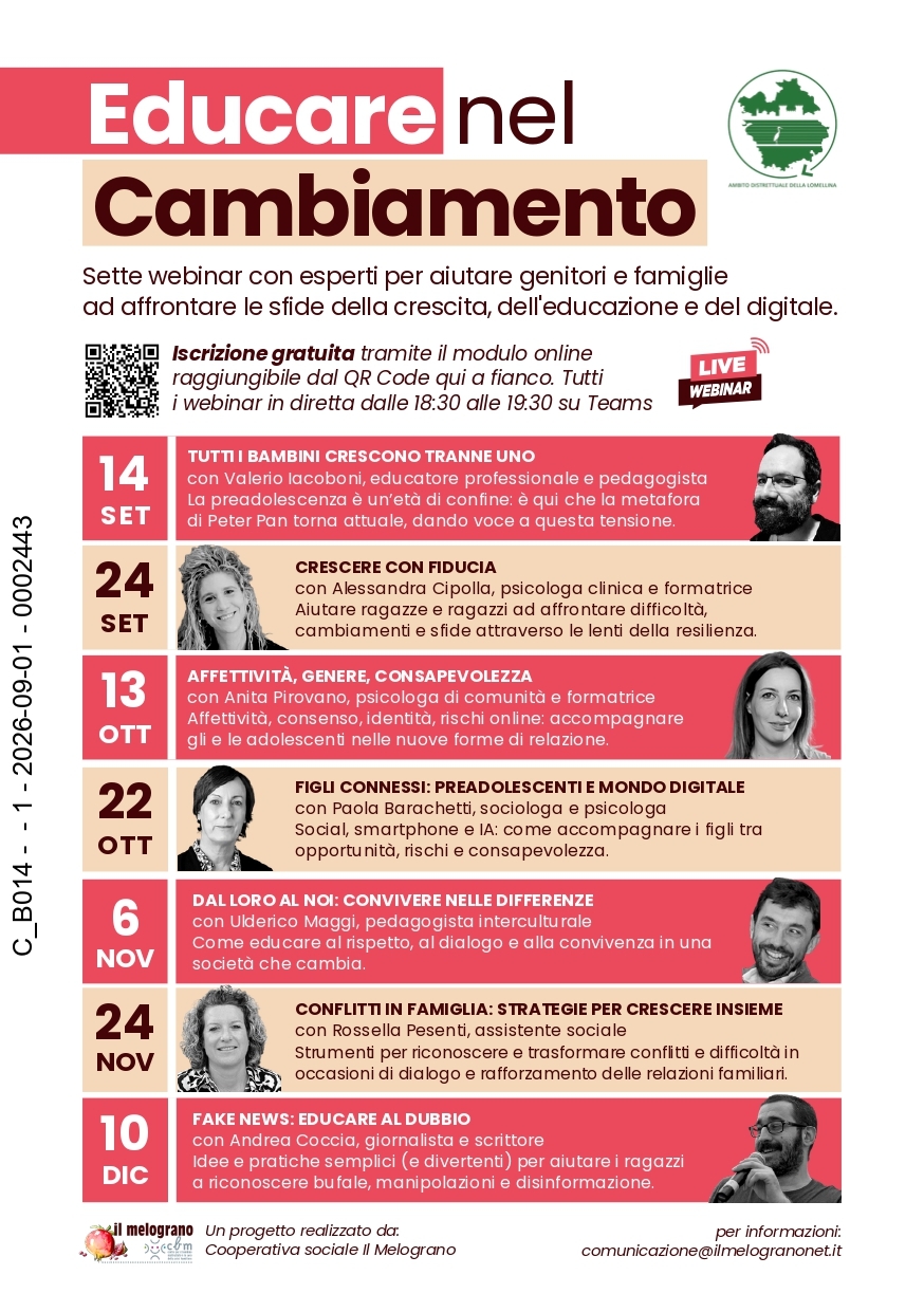 Locandina Educare nel cambiamento